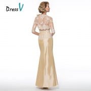 Elegant Plus Size Gold Mother Of The Bride Dresses With Lace Jacket Strapless Mermaid Long Mother Evening Gowns Custom Made