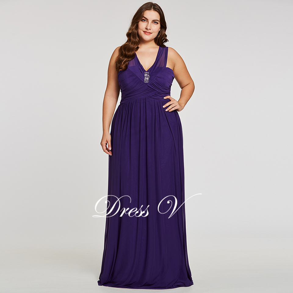 plum plus size formal dresses