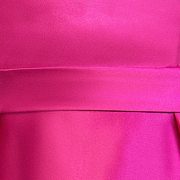 Simple Design Fuchsia Satin Plus Size One Shoulder Prom Dress A-Line Cheap Long Evening Dresses Formal Dress Prom Dress